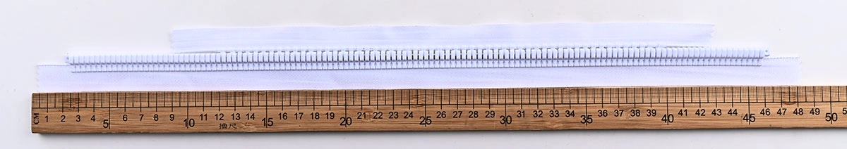 sliding zipper length