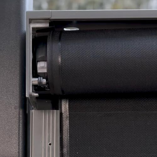 hot melt lcf zipper for screen system