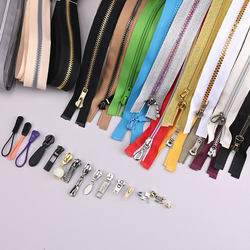 Zippers Fasteners and Sliders for Sale, Metal Zipper, Nylon Zipper