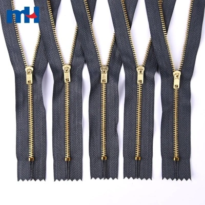 #3 Closed End Brass Zipper