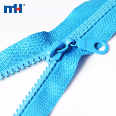 #5 Non-separating Plastic Resin Zipper