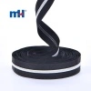 #5 Nylon plata dientes cremallera cadena larga