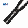 # 5 Fermeture à glissière en nylon à dents en argent à bout ouvert