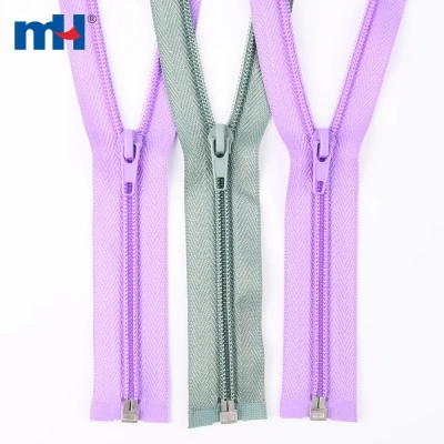 #7 fermeture à glissière en nylon