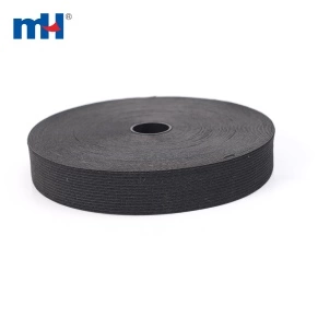 1" Black Knitted Elastic Band for Sewing