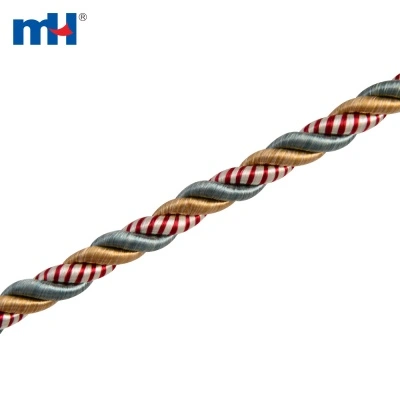 Gold/Grey Twisted Cord