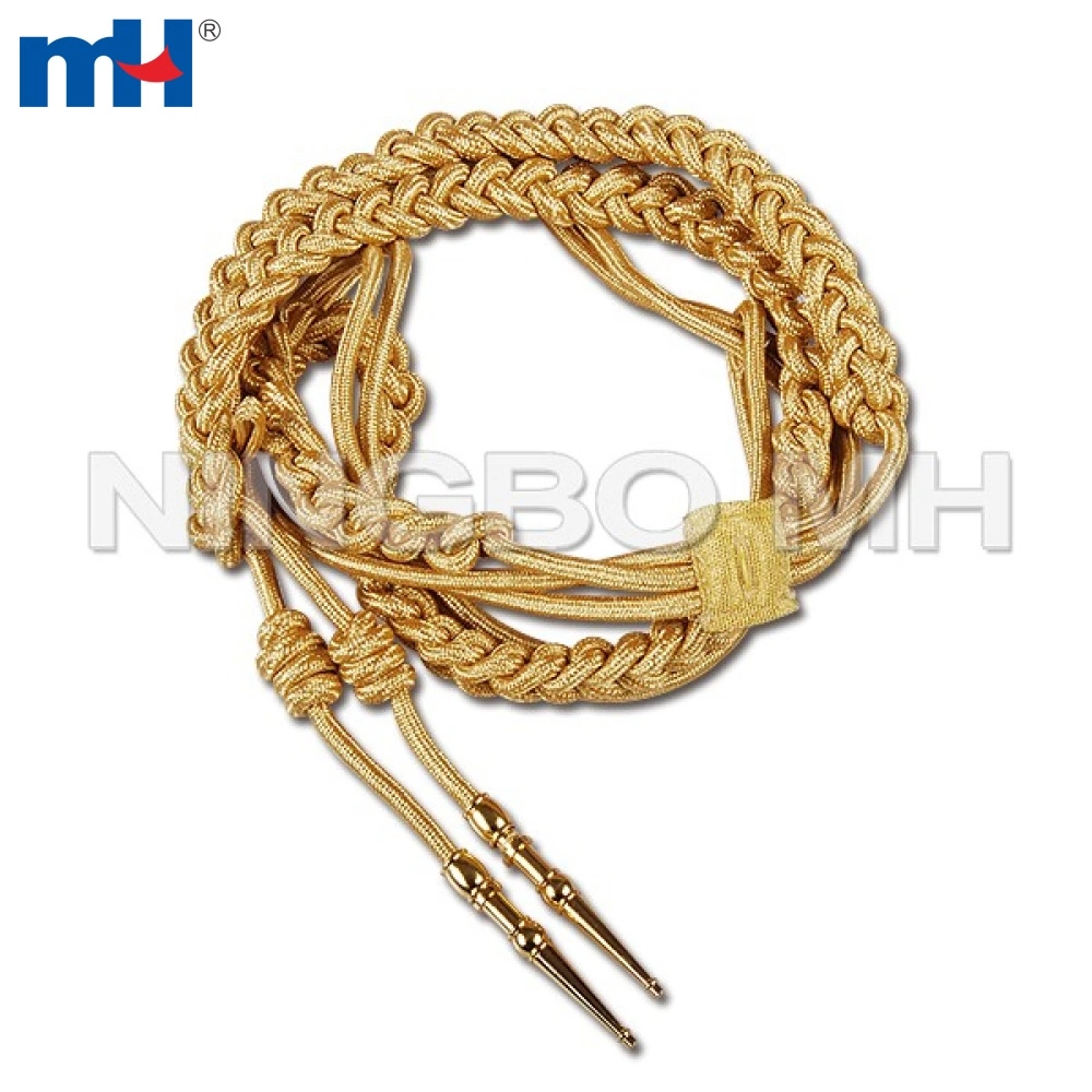 New Army Aiguillette Gold Wire Cord Army/Military Officer Shoulder Aiguillette 