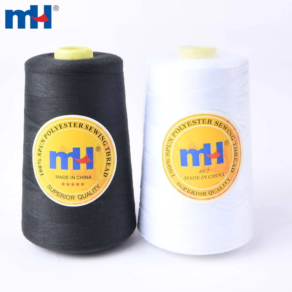 Factory Cheap Price 40/2 5000yds 100% Polyester Sewing Thread for