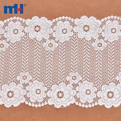 Garniture en dentelle de nylon avec divers motifs