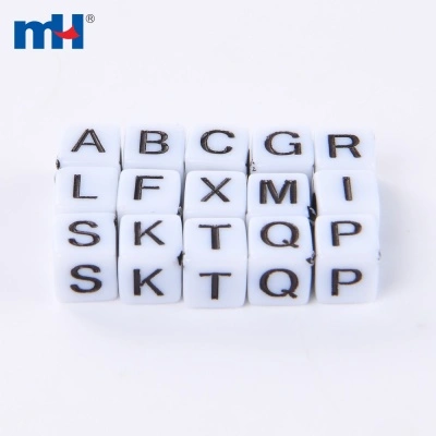 Round and Square Word Beads