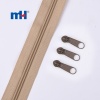 #5 Long Chain Nylon Zipper with Non-Lock Sliders