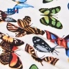 Tela elástica de 4 vías con estampado de mariposas