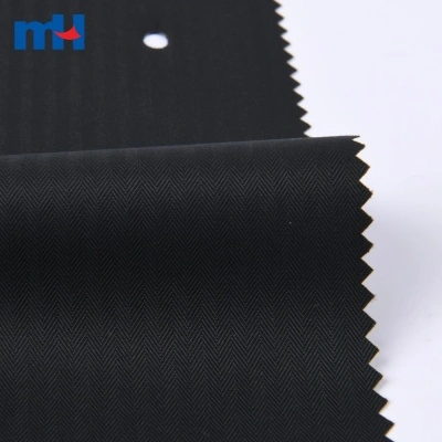 Tessuto in twill di poliestere a spina di pesce