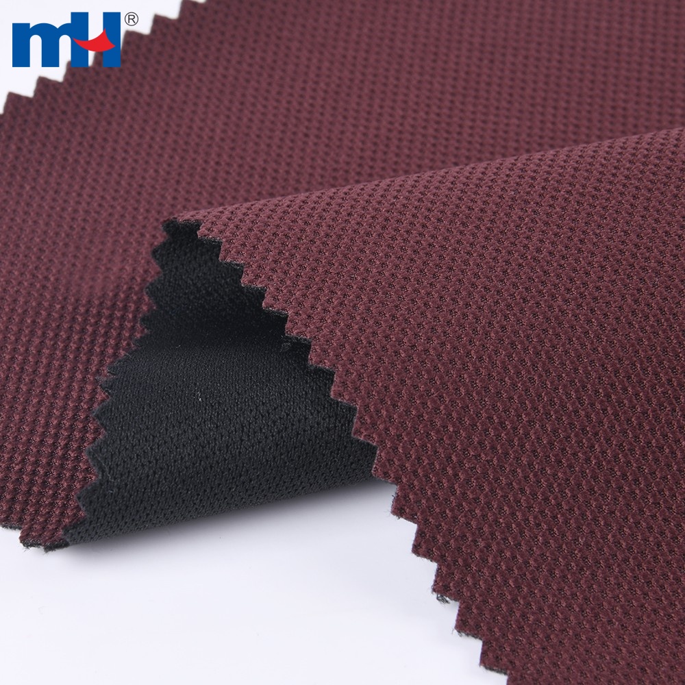 Patrón de gofre Tejido de spandex de cuatro vías-100D + 40DX100D + 40D-96% Polyester4% Spandex-320gsm