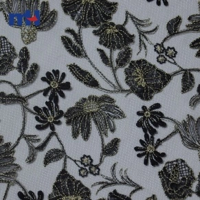 3D Embroidered Lace Fabric for Underwear