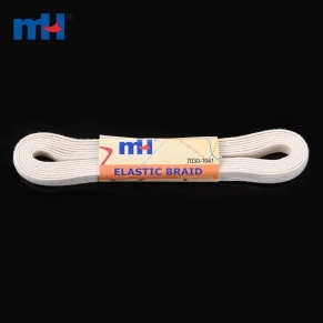 Tresse élastique avec 12 cordons