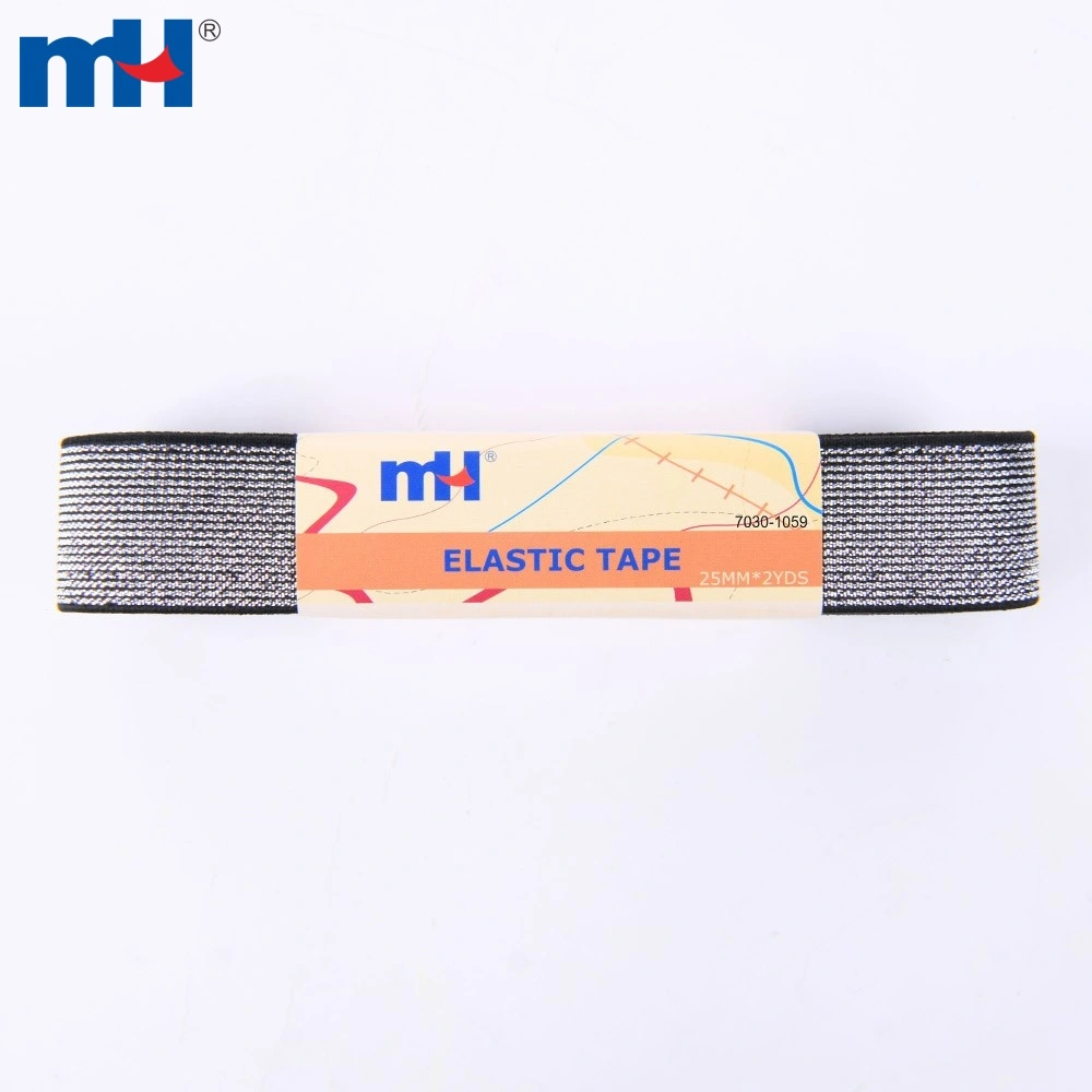 7030-1059-Elastic Woven Tape with Assorted Colors