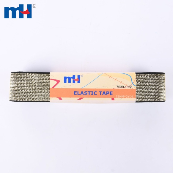7030-1058-Elastic Woven Tape with Assorted Colors