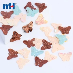 Paillettes papillon en différentes couleurs