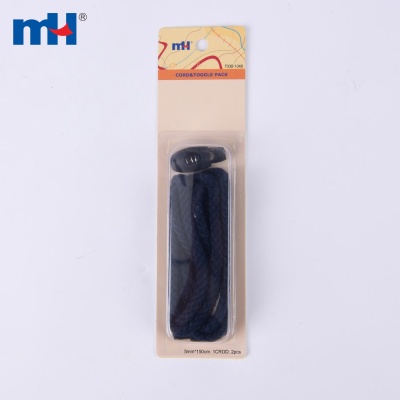 Navy Shoelace and Toggle Pack