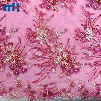 dentelle de paillettes 3d