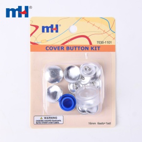 Kit de boutons de couverture en aluminium avec un modèle