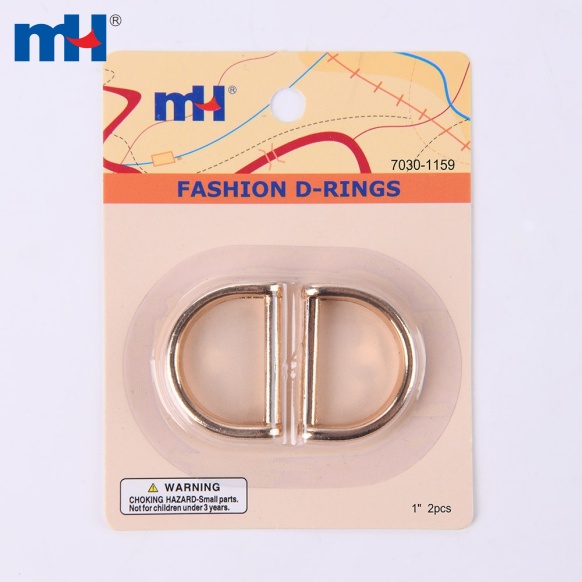 7030-1159-Gold Fashion D-Rings