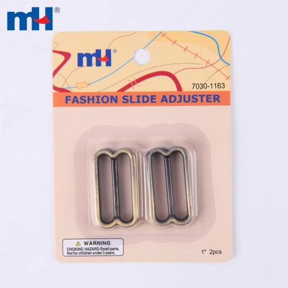 7030-1163-Ant Brass Fashion Slide Adjuster