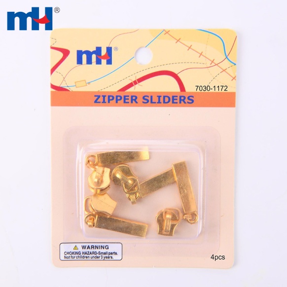 7030-1172-Gold Zipper Slider
