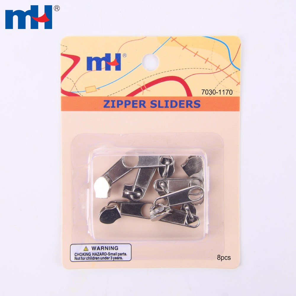 7030-1170-Nikel Kaplı Fermuar Sürgü