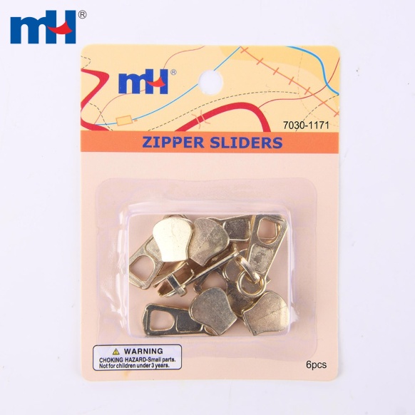 7030-1171-Gold Zipper Slider