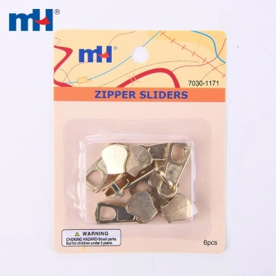 Gold Zipper Slider