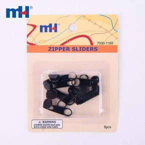 Zipper Slider in Black Nickel