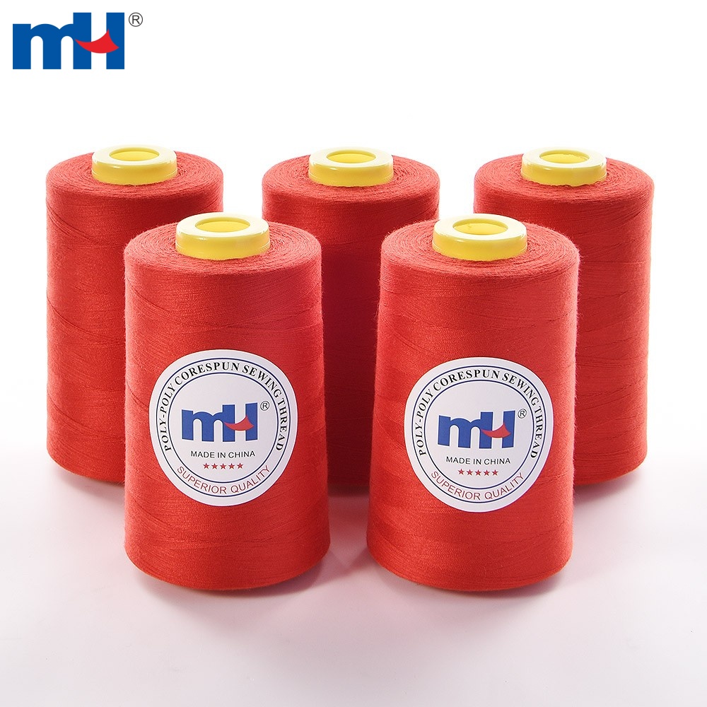 MH Wholesale 40s/2 5000 yds Polypoly Corespun Sewing Thread Suppliers
