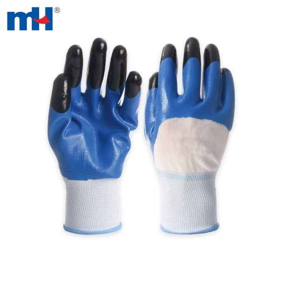 19NU-0039-Double-Dipped Nitrile Working Gloves
