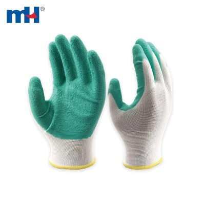 Guantes de trabajo recubiertos de látex