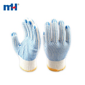 PVC Dotted Safety Knitting Gloves