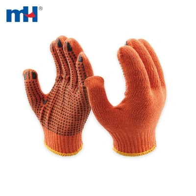 Guantes de trabajo con puntos de agarre de PVC