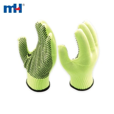 Guantes de trabajo con puntos de agarre de PVC