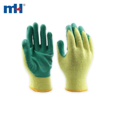 Guantes recubiertos de látex con forro TC