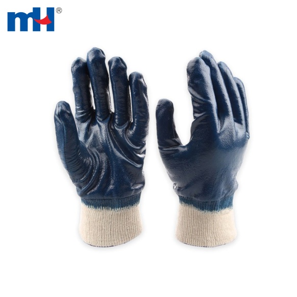 19NU-0043-Work Gloves Wholly Coated with Nitrile