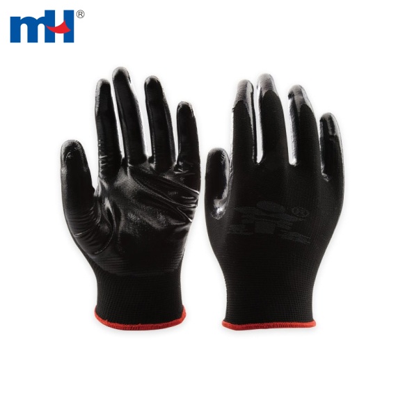 19NU-0037-Heavy Duty Gloves Coated with Nitrile