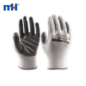 Working Gloves with Nitrile Coated Palms