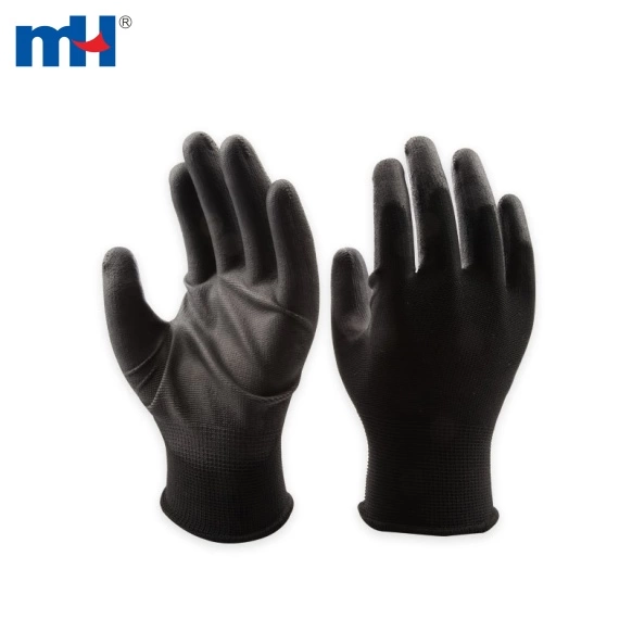 Working Gloves with PU Coated Palms-19NU-0048