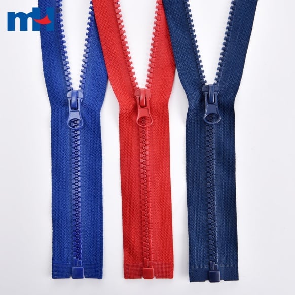 #5 Plastic/Resin Open-End Zipper