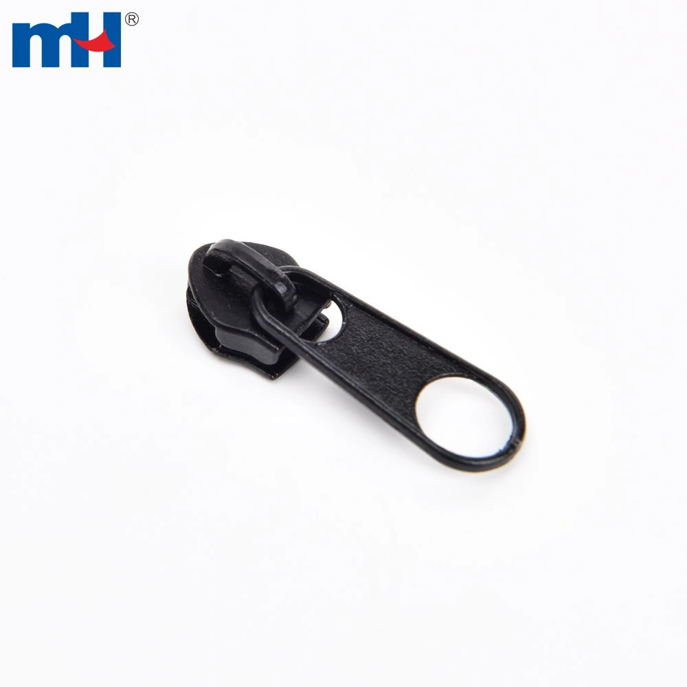 #5 white zipper slider