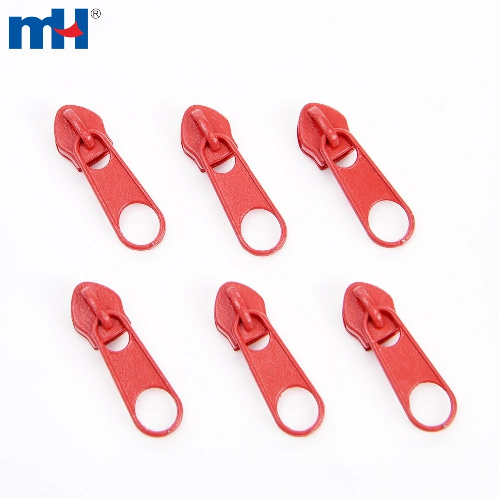 #5 red zipper slider