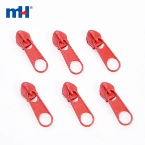 #5 red zipper slider