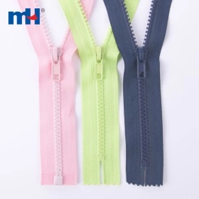 Close End and Open End Resin Zipper