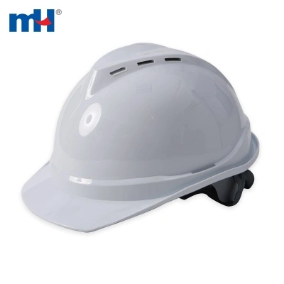 Casco de seguridad con canalón de lluvia